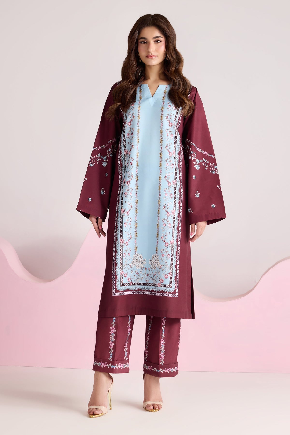 Alizeh | Printed Lawn | AF-PL-6073-Layl by Alizeh - Designer Dress  - Type : Ladies Clothes - Available at Libayah - 100% Original 
