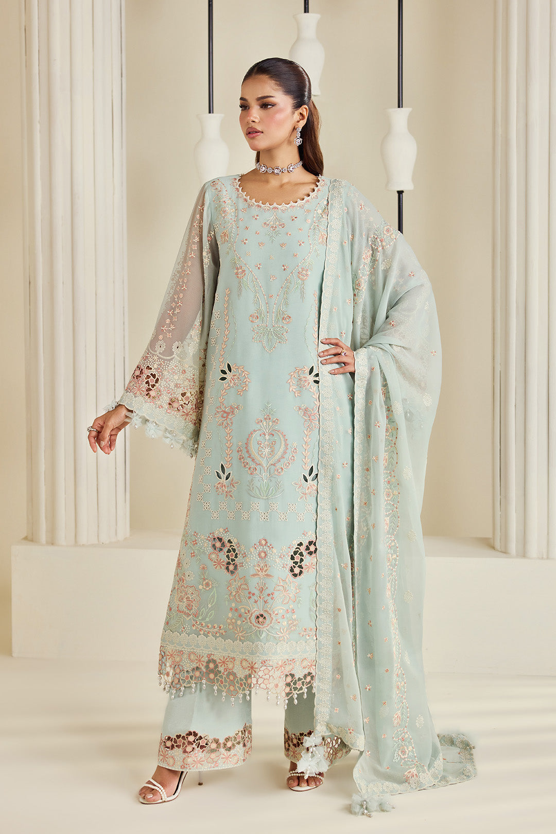 Alizeh | Dhaagay Formals | AF-DHG-5046-Tiyaahe by Alizeh - Designer Dress  - Type : Ladies Clothes - Available at Libayah - 100% Original 