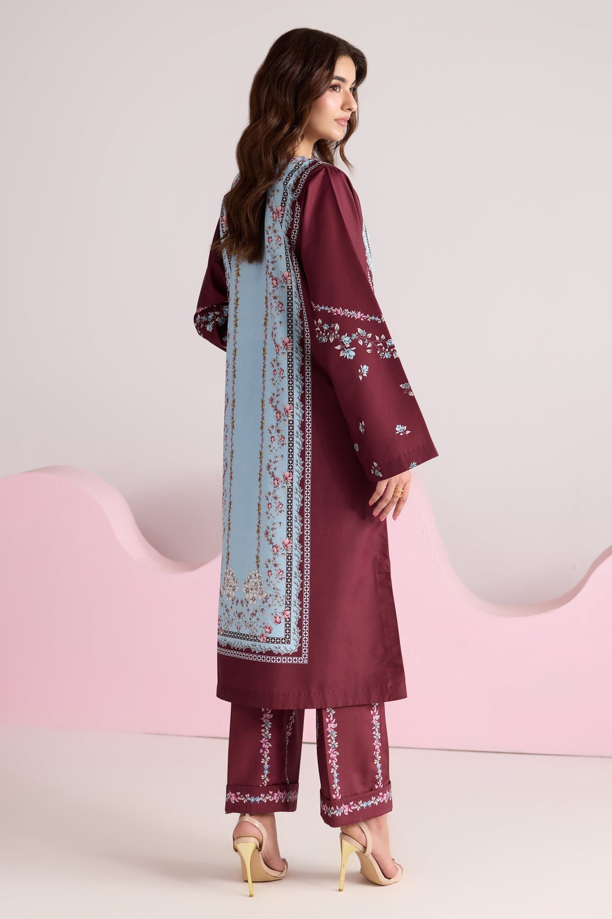 Alizeh | Printed Lawn | AF-PL-6073-Layl by Alizeh - Designer Dress  - Type : Ladies Clothes - Available at Libayah - 100% Original 