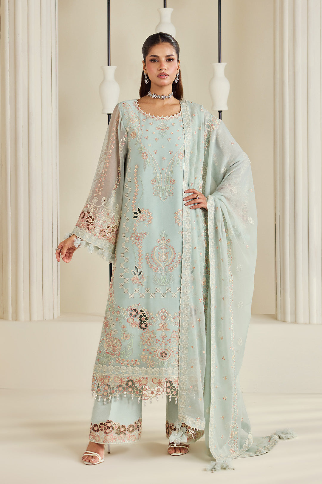 Alizeh | Dhaagay Formals | AF-DHG-5046-Tiyaahe by Alizeh - Designer Dress  - Type : Ladies Clothes - Available at Libayah - 100% Original 