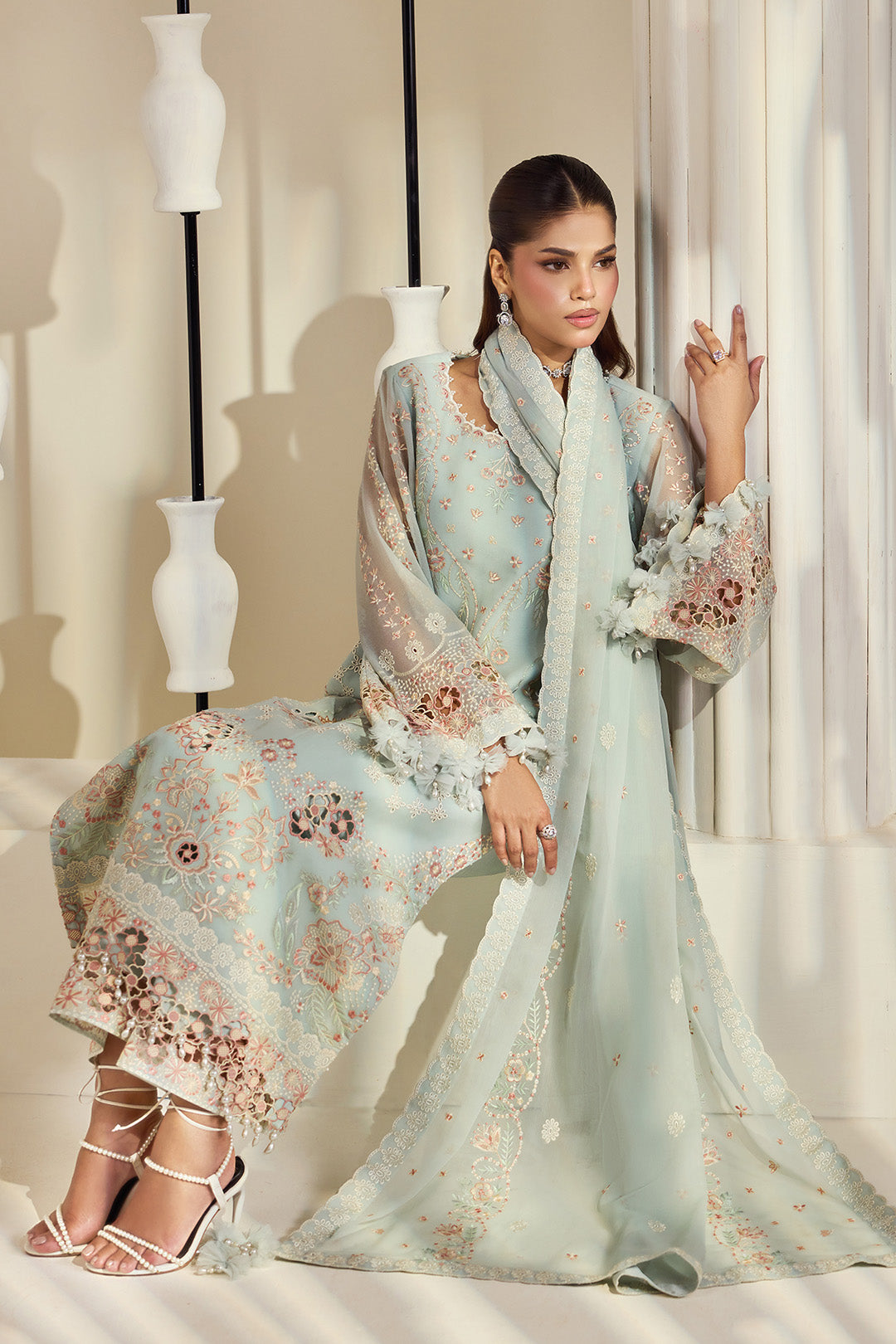 Alizeh | Dhaagay Formals | AF-DHG-5046-Tiyaahe by Alizeh - Designer Dress  - Type : Ladies Clothes - Available at Libayah - 100% Original 