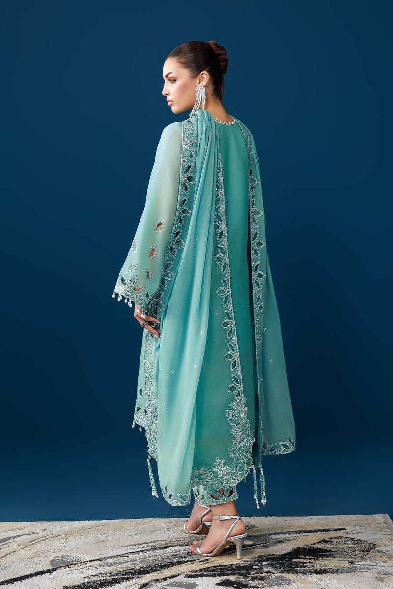 Alizeh | Dua Formals 26 | AF-DUA-3034-Sea Glass by Alizeh - Designer Dress  - Type : Ladies Clothes - Available at Libayah - 100% Original 