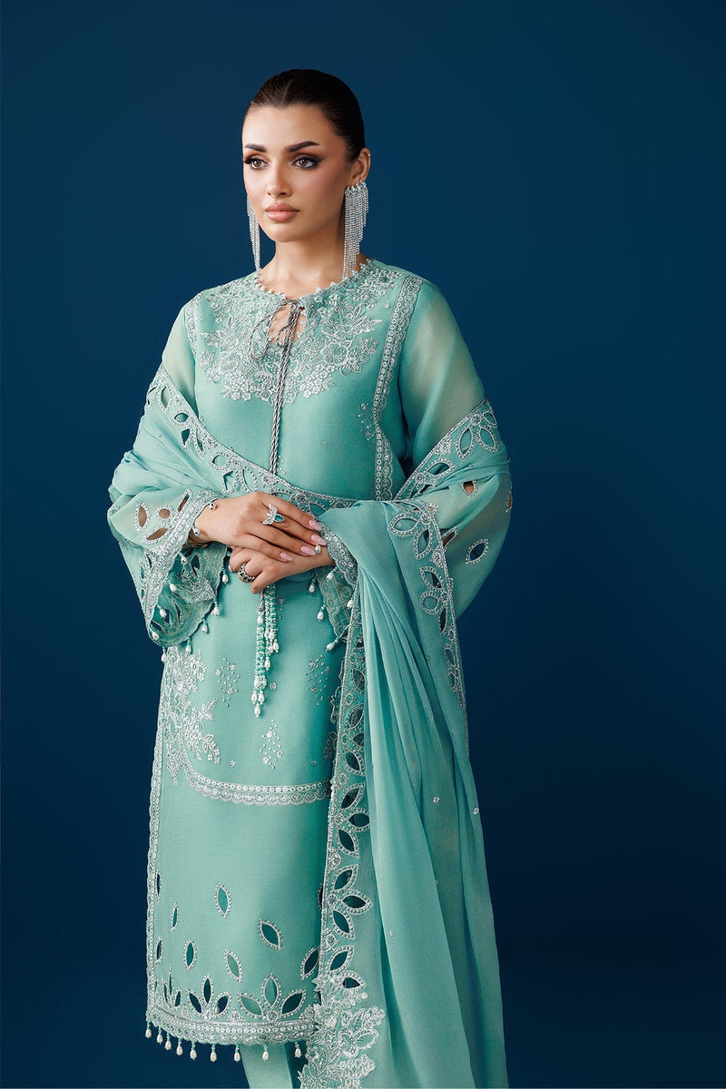 Alizeh | Dua Formals 26 | AF-DUA-3034-Sea Glass by Alizeh - Designer Dress  - Type : Ladies Clothes - Available at Libayah - 100% Original 