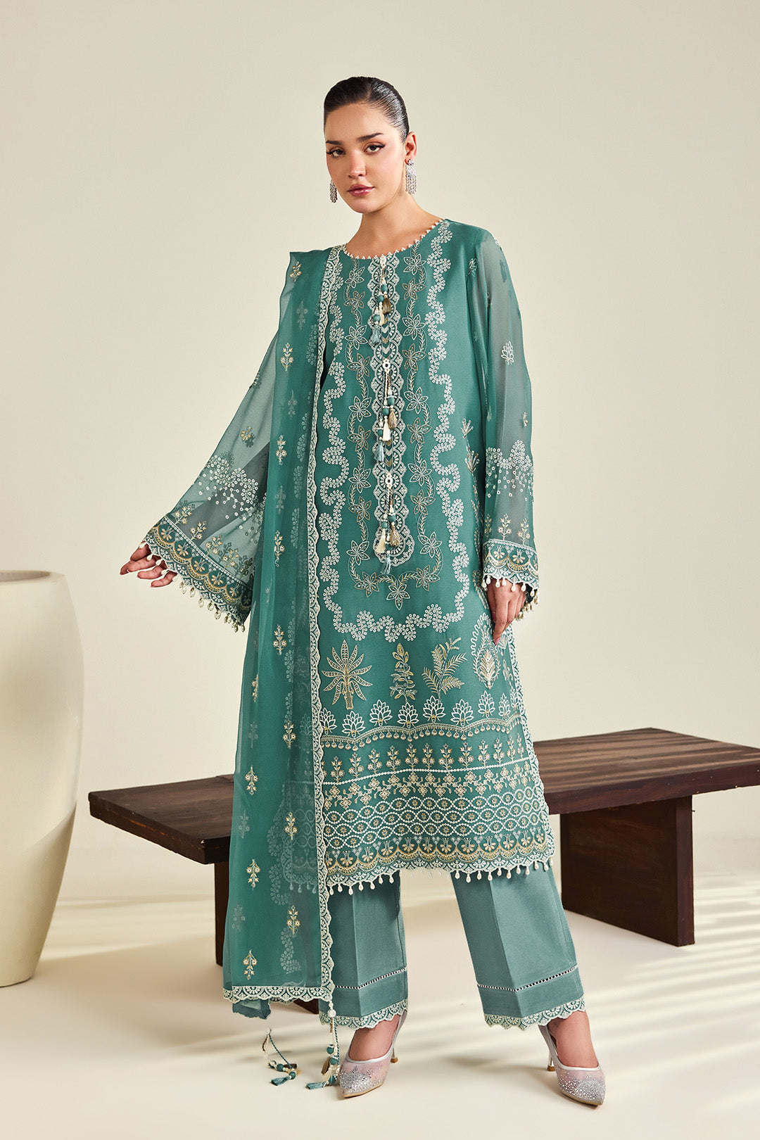 Alizeh | Dhaagay Formals |AF-DHG-5052-Zarqa by Alizeh - Designer Dress  - Type : Ladies Clothes - Available at Libayah - 100% Original 