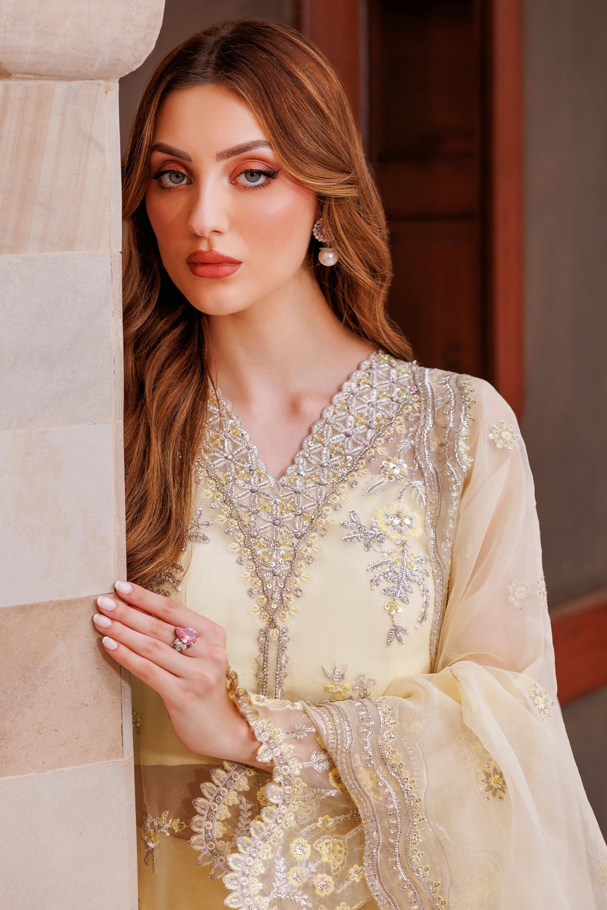 Mina Kashif | Shahbano Luxury Pret 24 | Reem by Mina Kashif - Designer Dress - Type: Ladies Clothes - Available at Libayah - 100% Original