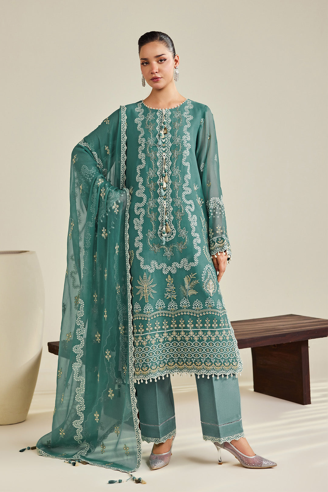 Alizeh | Dhaagay Formals |AF-DHG-5052-Zarqa by Alizeh - Designer Dress  - Type : Ladies Clothes - Available at Libayah - 100% Original 