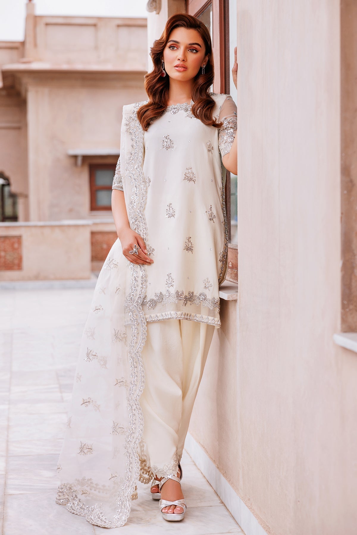 Mina Kashif | Shahbano Luxury Pret 24 | Izea by Mina Kashif - Designer Dress - Type: Ladies Clothes - Available at Libayah - 100% Original