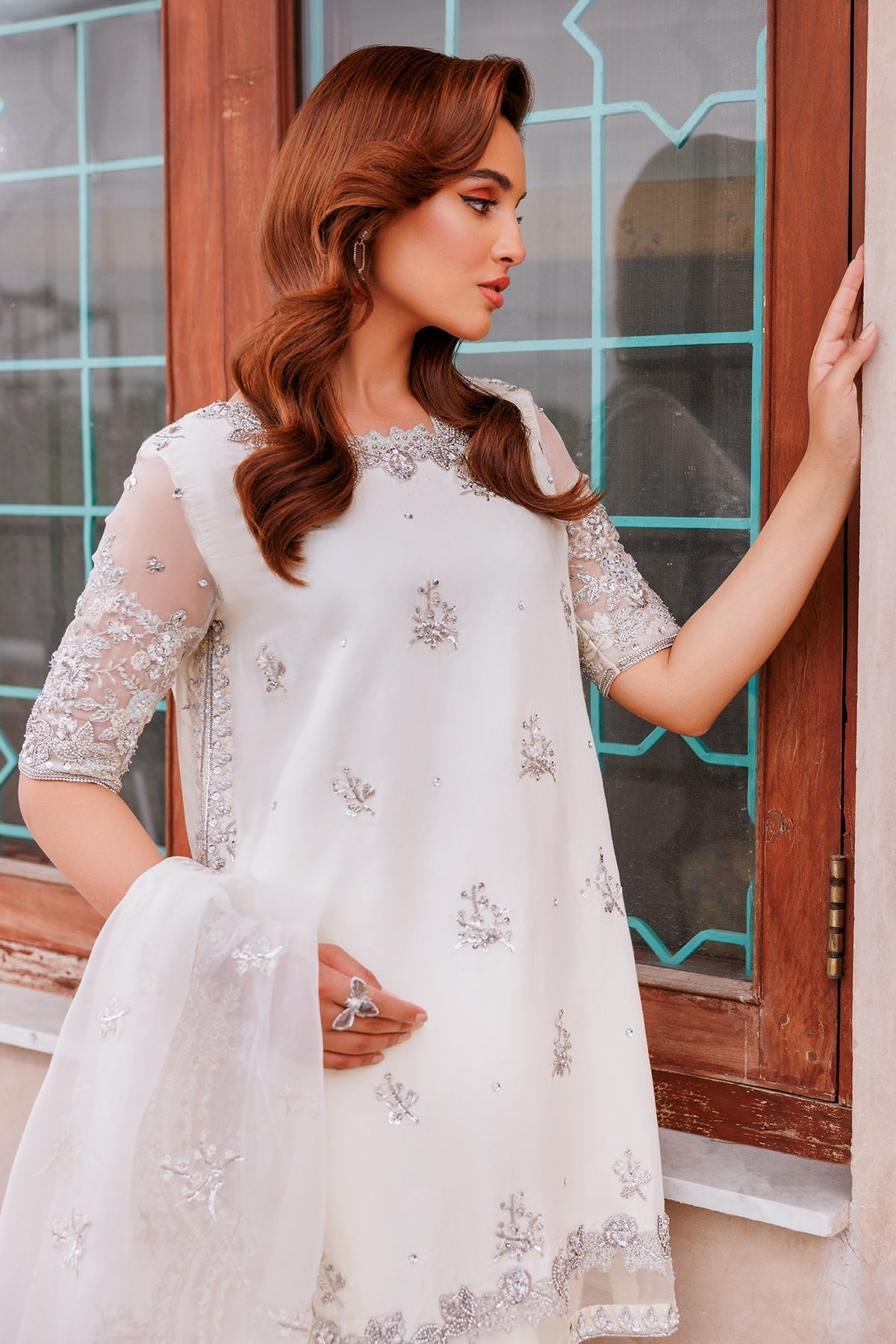 Mina Kashif | Shahbano Luxury Pret 24 | Izea by Mina Kashif - Designer Dress - Type: Ladies Clothes - Available at Libayah - 100% Original