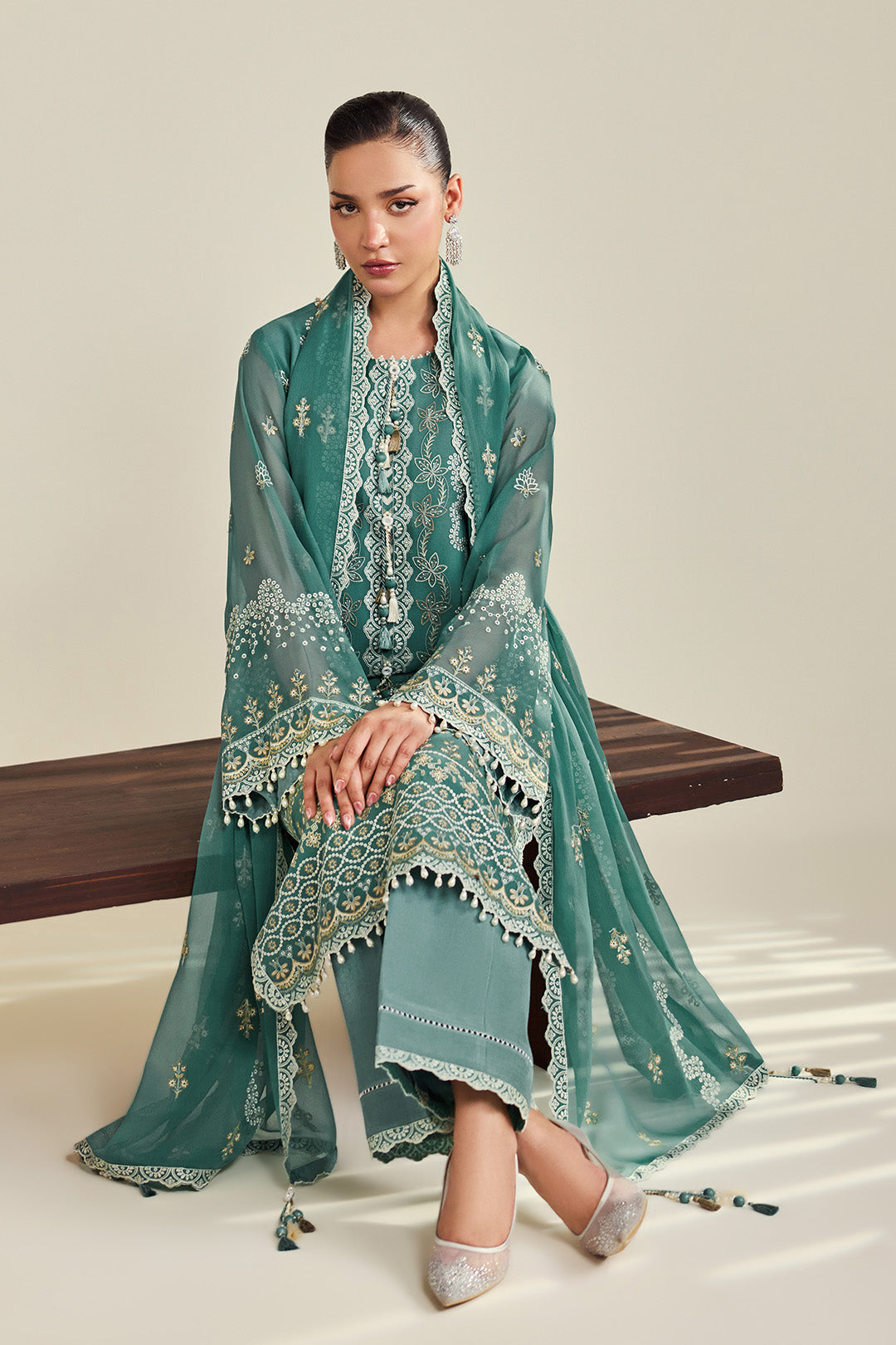 Alizeh | Dhaagay Formals |AF-DHG-5052-Zarqa by Alizeh - Designer Dress  - Type : Ladies Clothes - Available at Libayah - 100% Original 