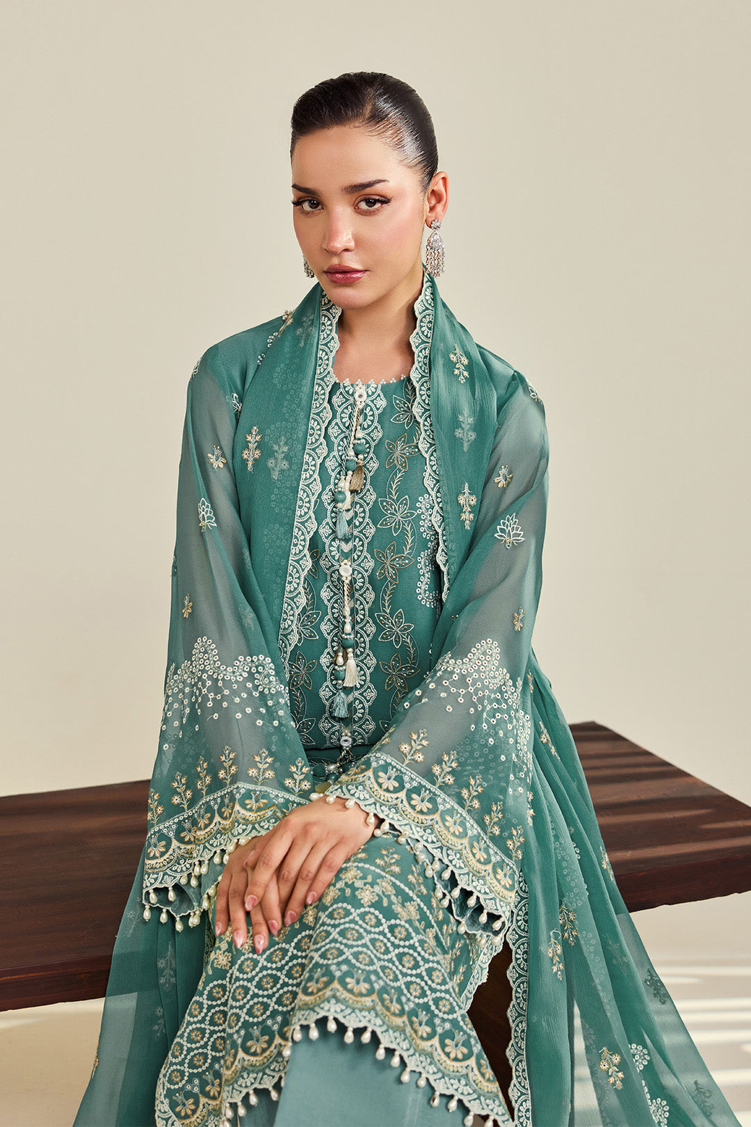 Alizeh | Dhaagay Formals |AF-DHG-5052-Zarqa by Alizeh - Designer Dress  - Type : Ladies Clothes - Available at Libayah - 100% Original 