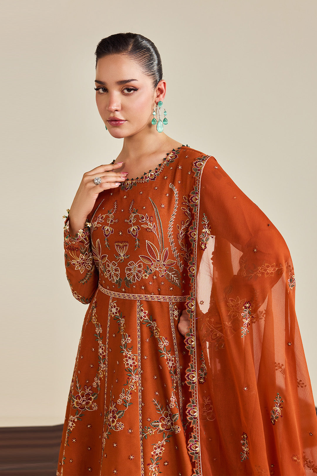 Alizeh | Dhaagay Formals | AF-DHG-5048-Zumar by Alizeh - Designer Dress  - Type : Ladies Clothes - Available at Libayah - 100% Original 