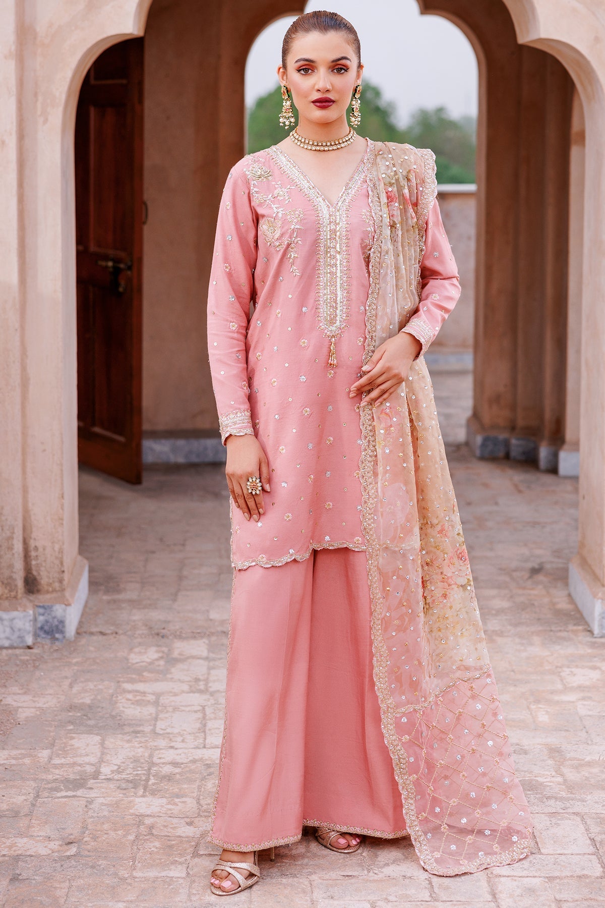 Mina Kashif | Shahbano Luxury Pret 24 | Amber by Mina Kashif - Designer Dress - Type: Ladies Clothes - Available at Libayah - 100% Original