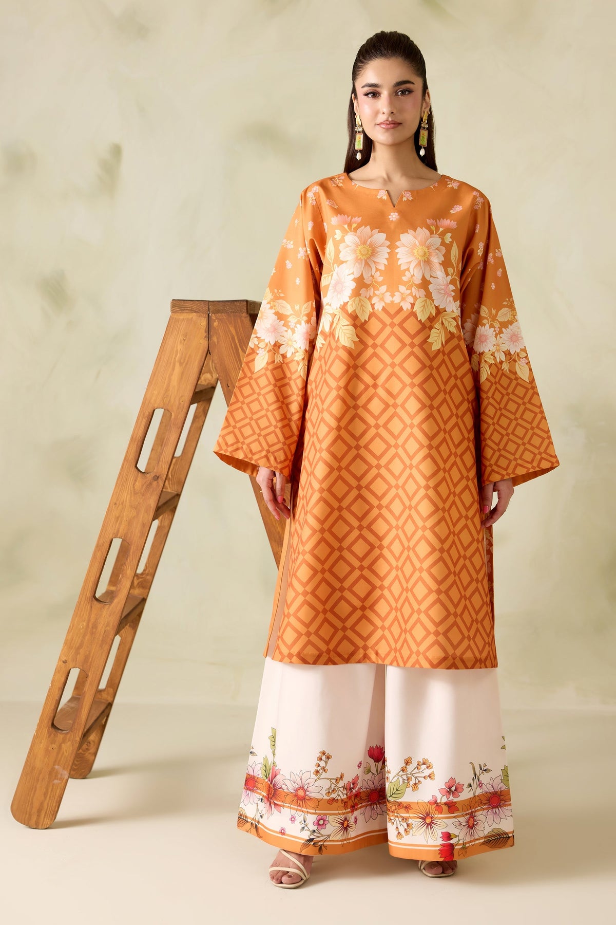 Alizeh | Printed Lawn | AF-PL-6074-Mile by Alizeh - Designer Dress  - Type : Ladies Clothes - Available at Libayah - 100% Original 