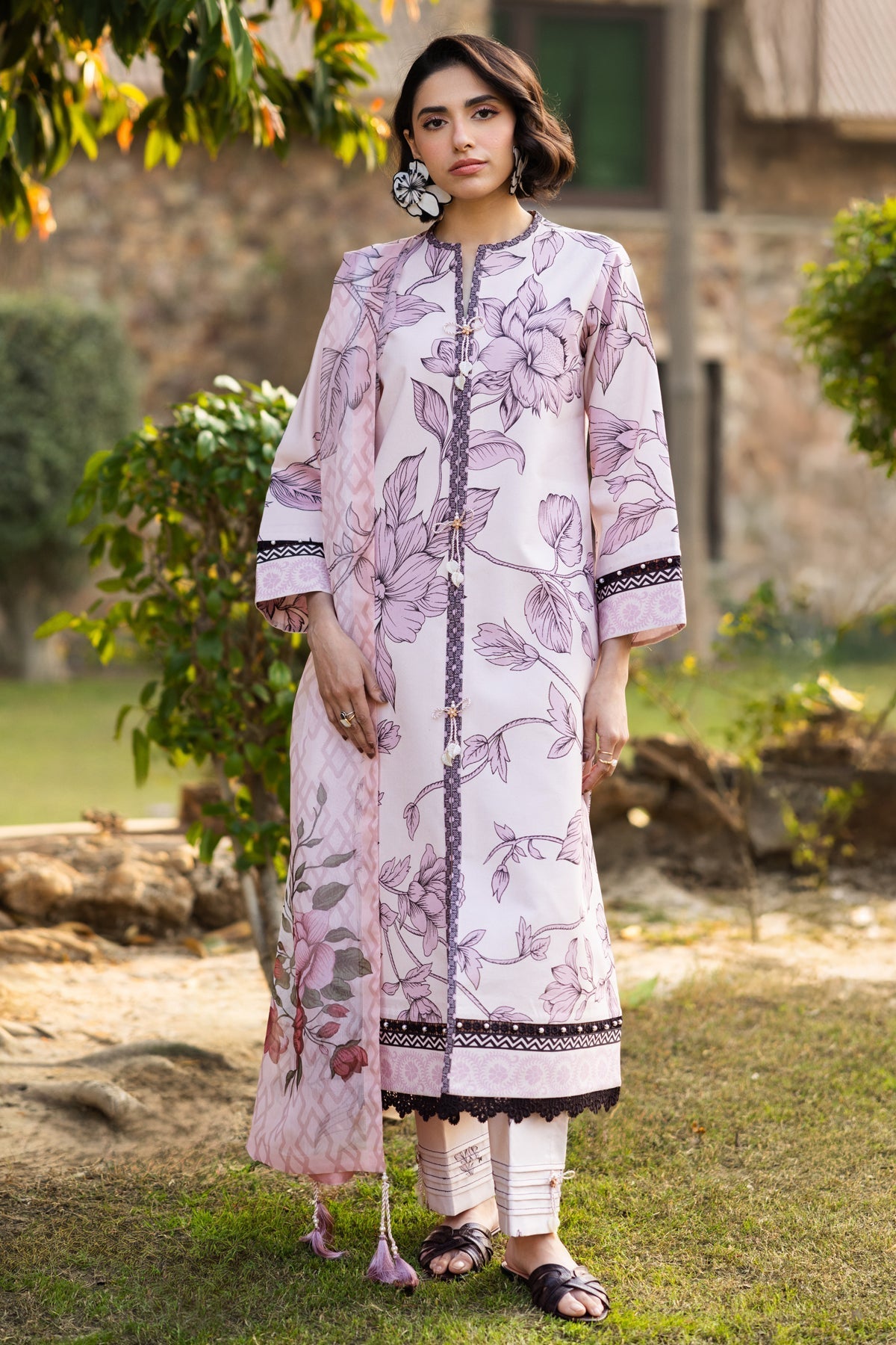 Alizeh | Sheen Lawn Prints 25 | AF-PL-6036-Rafaello by Alizeh - Designer Dress - Type: Ladies Clothes - Available at Libayah - 100% Original