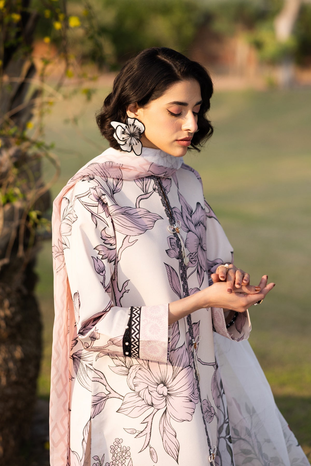 Alizeh | Sheen Lawn Prints 25 | AF-PL-6036-Rafaello by Alizeh - Designer Dress - Type: Ladies Clothes - Available at Libayah - 100% Original