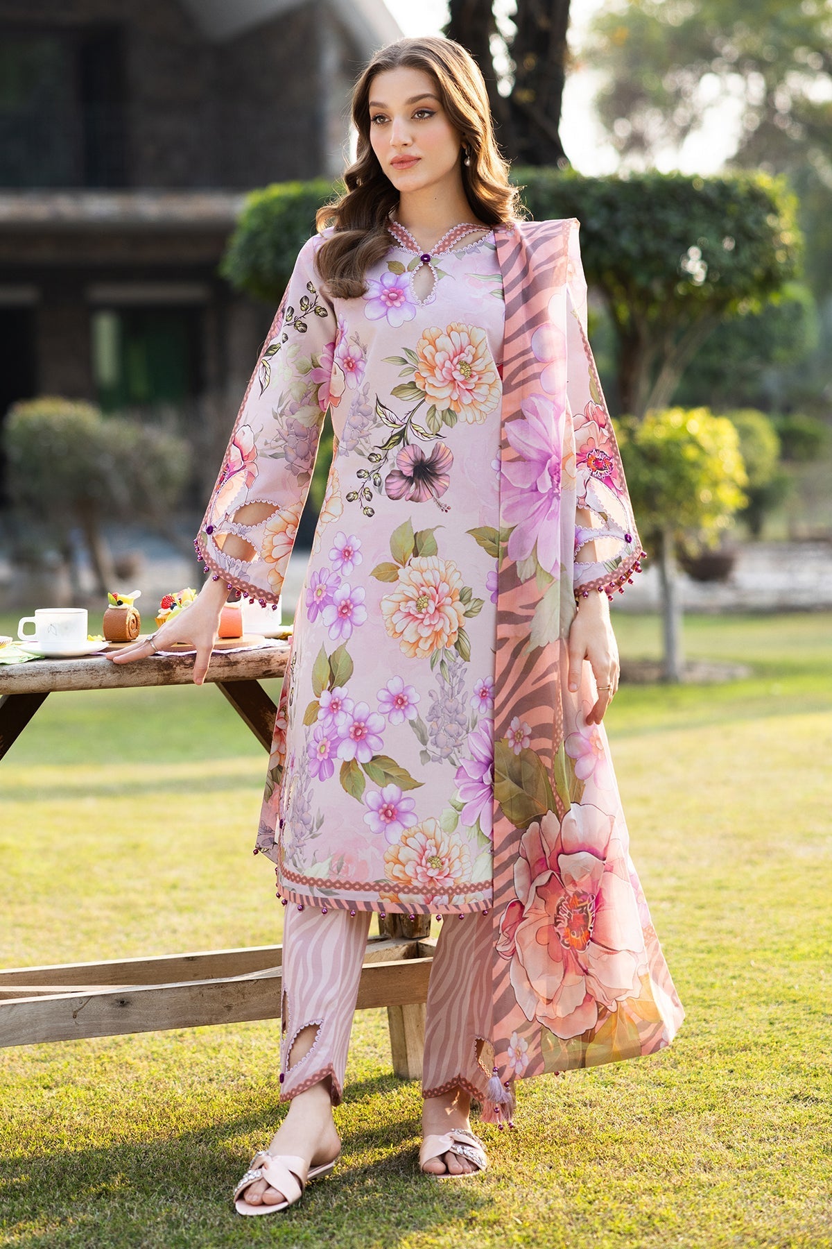 Alizeh | Sheen Lawn Prints 25 | AF-PL-6033-Tuscany by Alizeh - Designer Dress - Type: Ladies Clothes - Available at Libayah - 100% Original