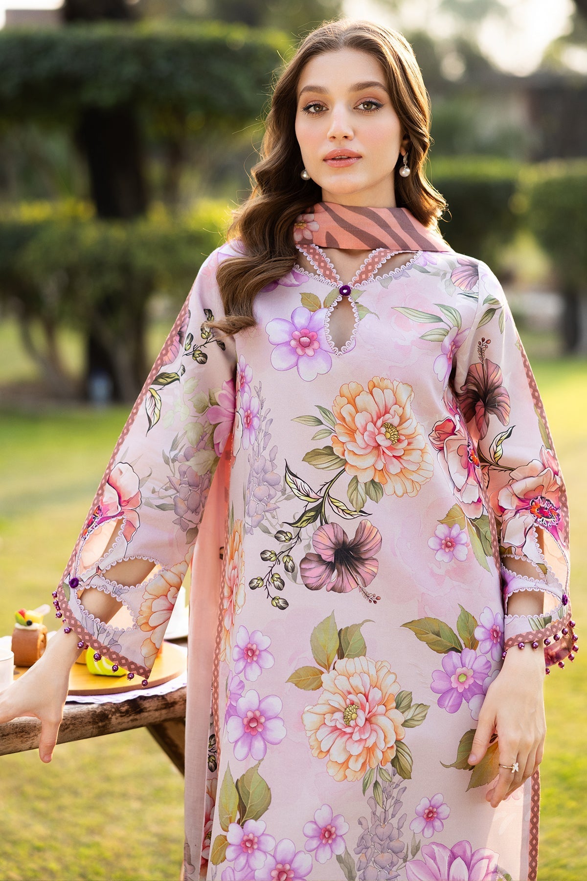 Alizeh | Sheen Lawn Prints 25 | AF-PL-6033-Tuscany by Alizeh - Designer Dress - Type: Ladies Clothes - Available at Libayah - 100% Original