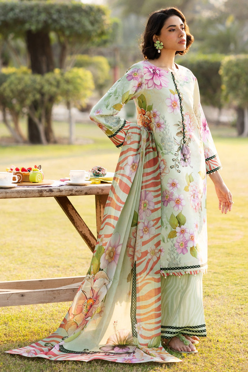 Alizeh | Sheen Lawn Prints 25 | AF-PL-6034-Cleo by Alizeh - Designer Dress - Type: Ladies Clothes - Available at Libayah - 100% Original
