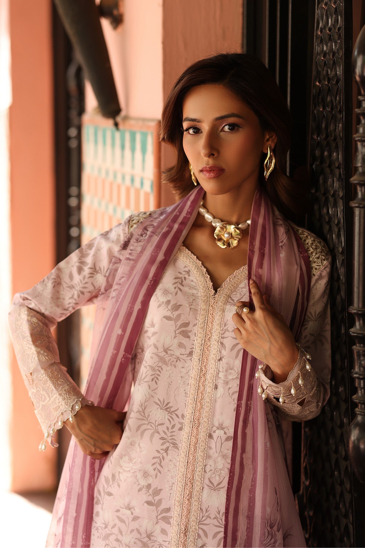 Alizeh | Embroidered Printed Festive Edit 25 | AF-EPL-7040-ARUNA by Alizeh - Designer Dress - Type: Ladies Clothes - Available at Libayah - 100% Original