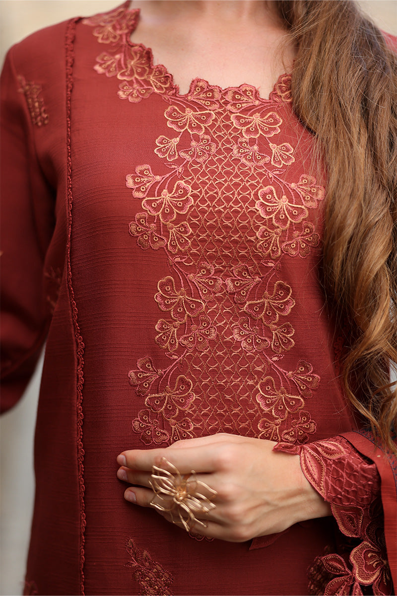 Cardamom – authentic Pakistani dress from the Rangrasiya Carnation Luxury Shawl Edit collection for women in the UK.