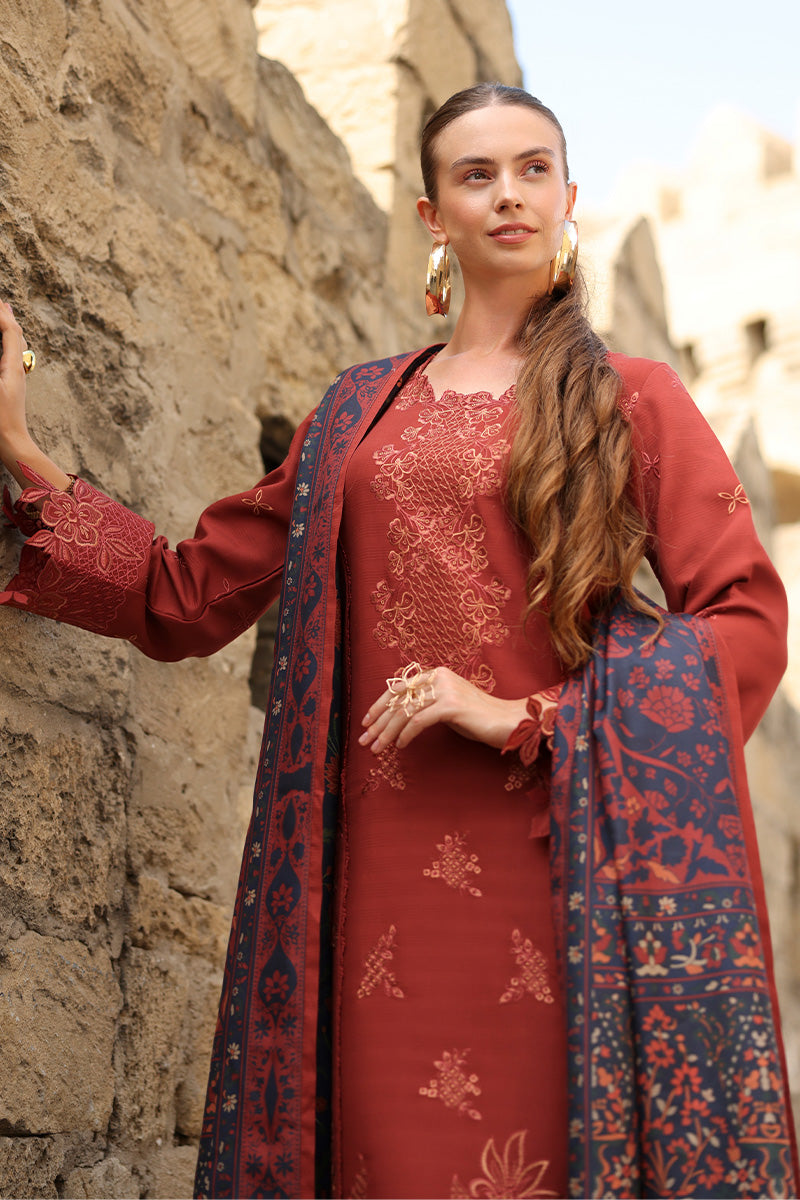 Cardamom – authentic Pakistani dress from the Rangrasiya Carnation Luxury Shawl Edit collection for women in the UK.