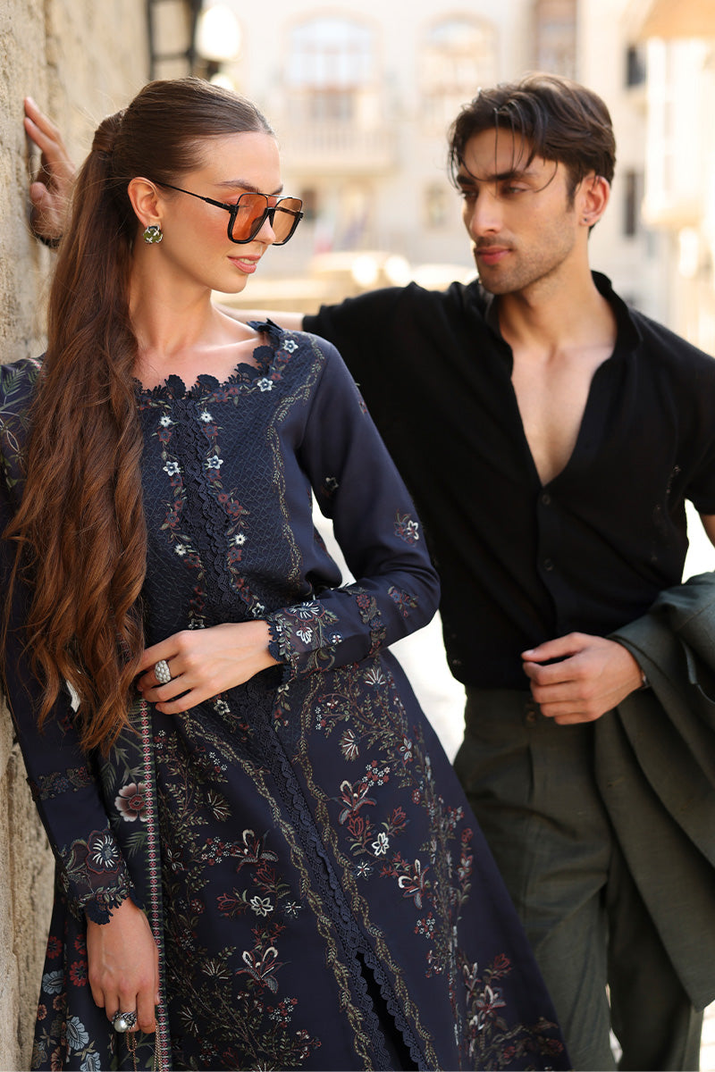 Americano – authentic Pakistani dress from the Rangrasiya Carnation Luxury Shawl Edit collection for women in the UK.