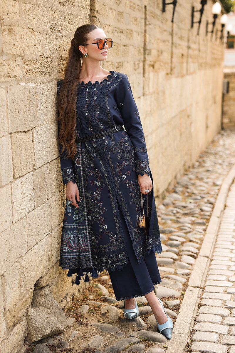Americano – authentic Pakistani dress from the Rangrasiya Carnation Luxury Shawl Edit collection for women in the UK.