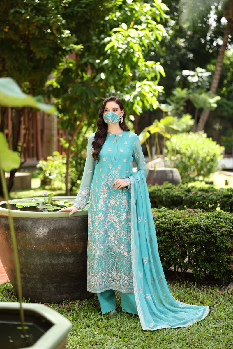 Flossie | Naayab Formals | K-104 by Flossie - Designer Dress  - Type : Ladies Clothes - Available at Libayah - 100% Original 