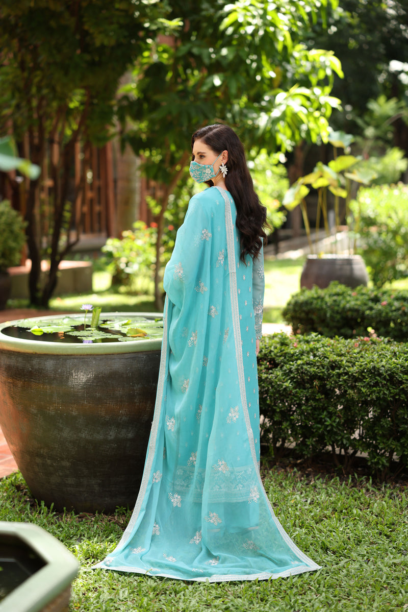 Flossie | Naayab Formals | K-104 by Flossie - Designer Dress  - Type : Ladies Clothes - Available at Libayah - 100% Original 