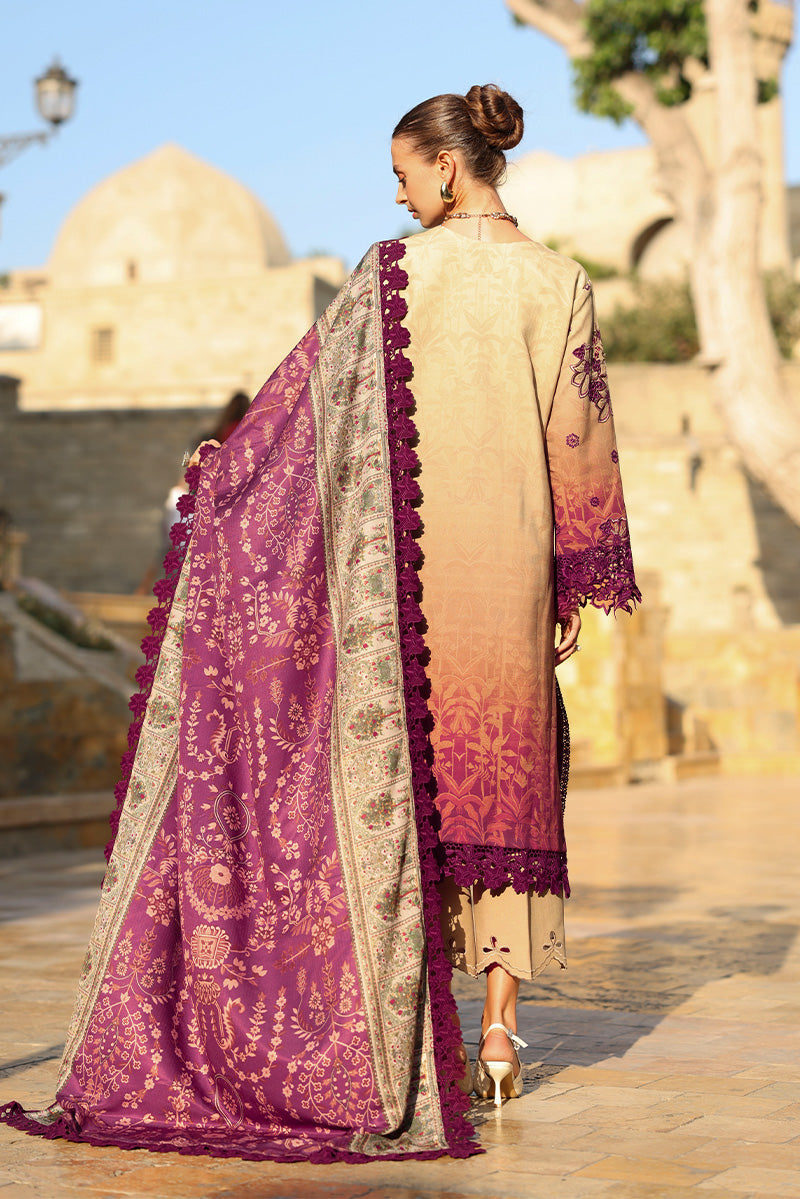 Chai – authentic Pakistani dress from the Rangrasiya Carnation Luxury Shawl Edit collection for women in the UK.