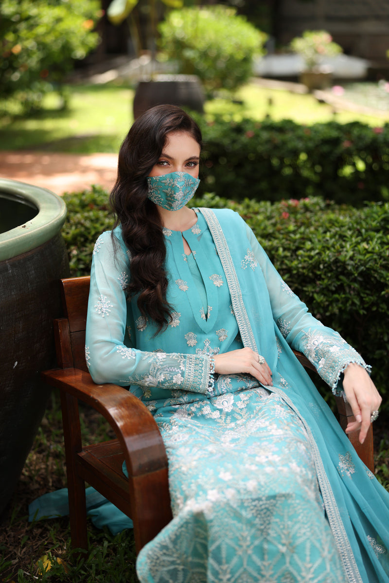 Flossie | Naayab Formals | K-104 by Flossie - Designer Dress  - Type : Ladies Clothes - Available at Libayah - 100% Original 