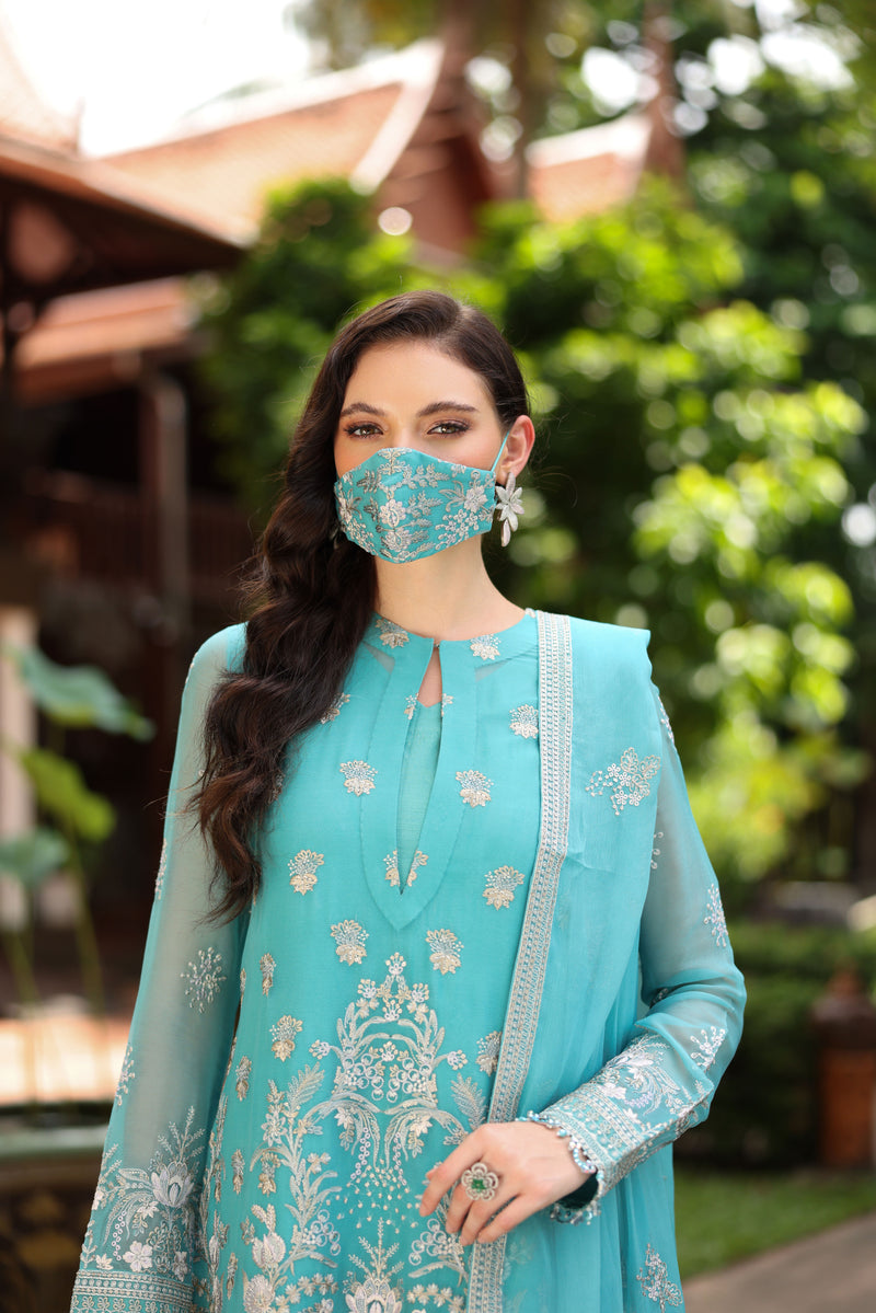 Flossie | Naayab Formals | K-104 by Flossie - Designer Dress  - Type : Ladies Clothes - Available at Libayah - 100% Original 