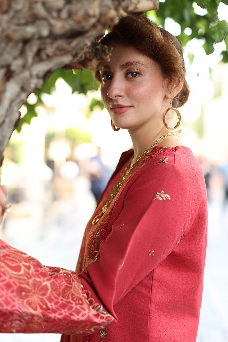 Cold Brew – authentic Pakistani dress from the Rangrasiya Carnation Luxury Shawl Edit collection for women in the UK.