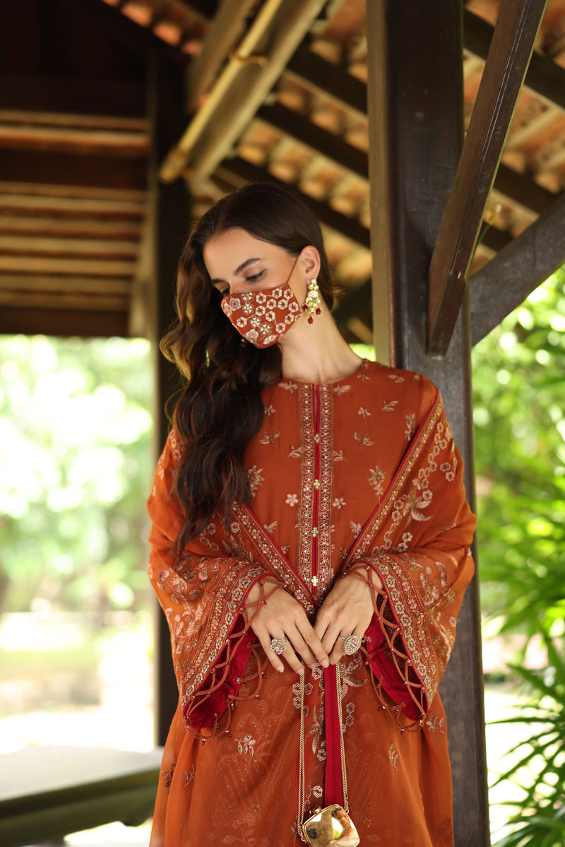 Flossie | Naayab Formals | K-109 by Flossie - Designer Dress  - Type : Ladies Clothes - Available at Libayah - 100% Original 