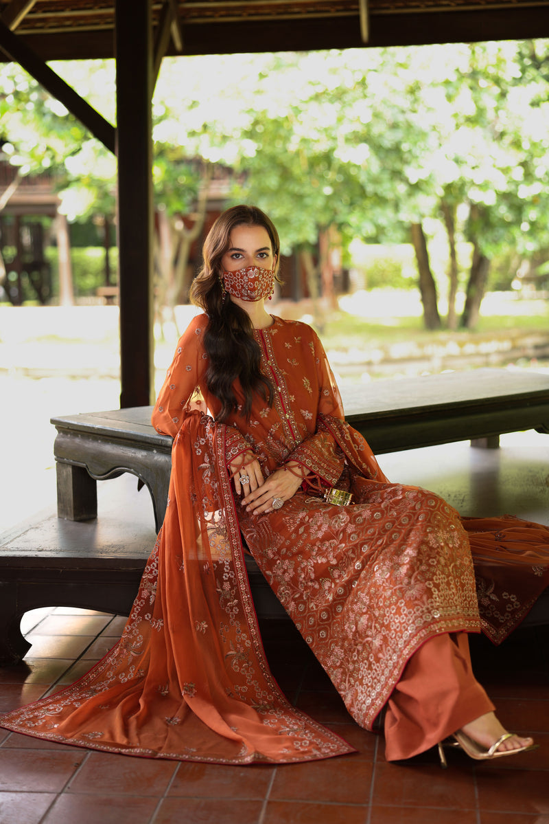 Flossie | Naayab Formals | K-109 by Flossie - Designer Dress  - Type : Ladies Clothes - Available at Libayah - 100% Original 