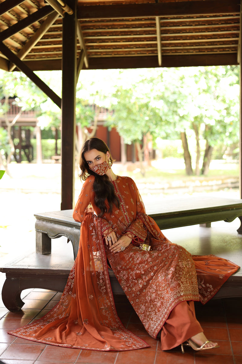 Flossie | Naayab Formals | K-109 by Flossie - Designer Dress  - Type : Ladies Clothes - Available at Libayah - 100% Original 