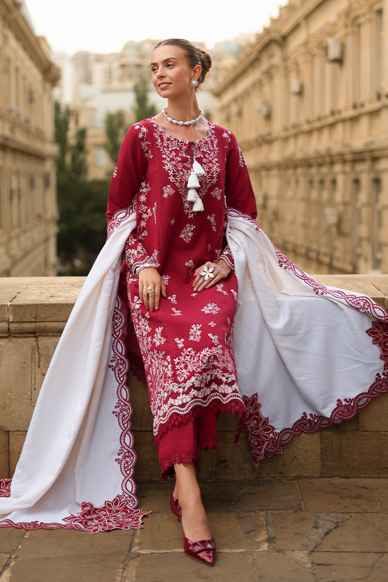 Rose – authentic Pakistani dress from the Rangrasiya Carnation Luxury Shawl Edit collection for women in the UK.