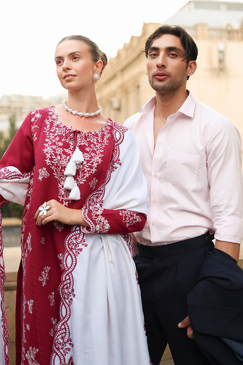 Rose – authentic Pakistani dress from the Rangrasiya Carnation Luxury Shawl Edit collection for women in the UK.