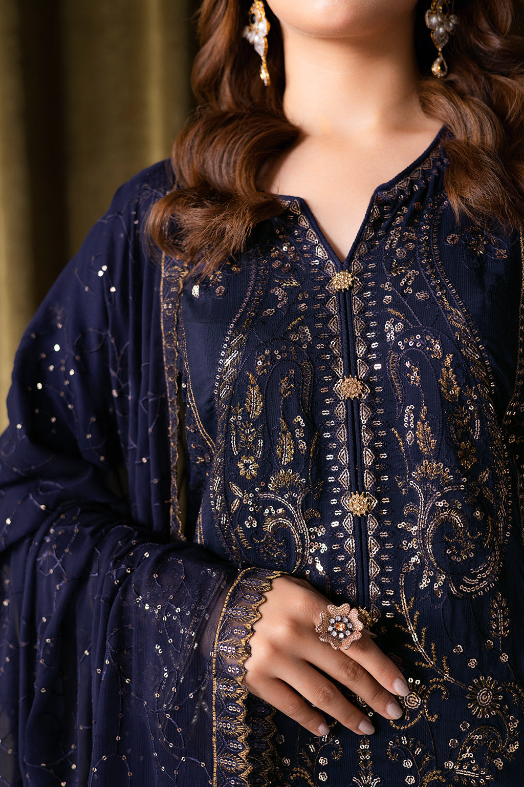 Ramsha | Aangan Luxury Raw silk | AA-103 by Ramsha - Designer Dress - Type : Ladies Clothes - Available at Libayah - 100% Original 