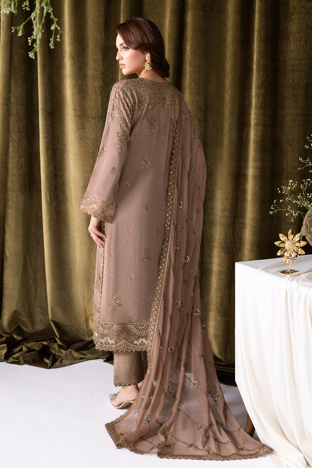 Ramsha | Aangan Luxury Raw silk | AA-110 by Ramsha - Designer Dress - Type : Ladies Clothes - Available at Libayah - 100% Original 