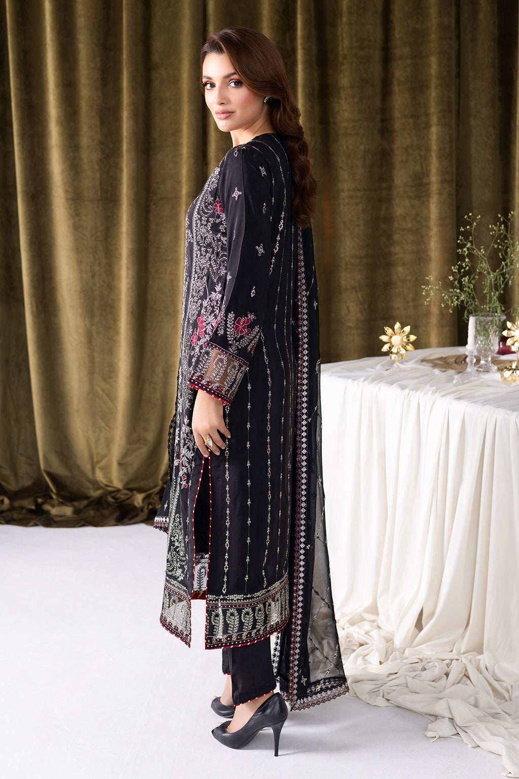 Ramsha | Aangan Luxury Raw silk | AA-105 by Ramsha - Designer Dress - Type : Ladies Clothes - Available at Libayah - 100% Original 