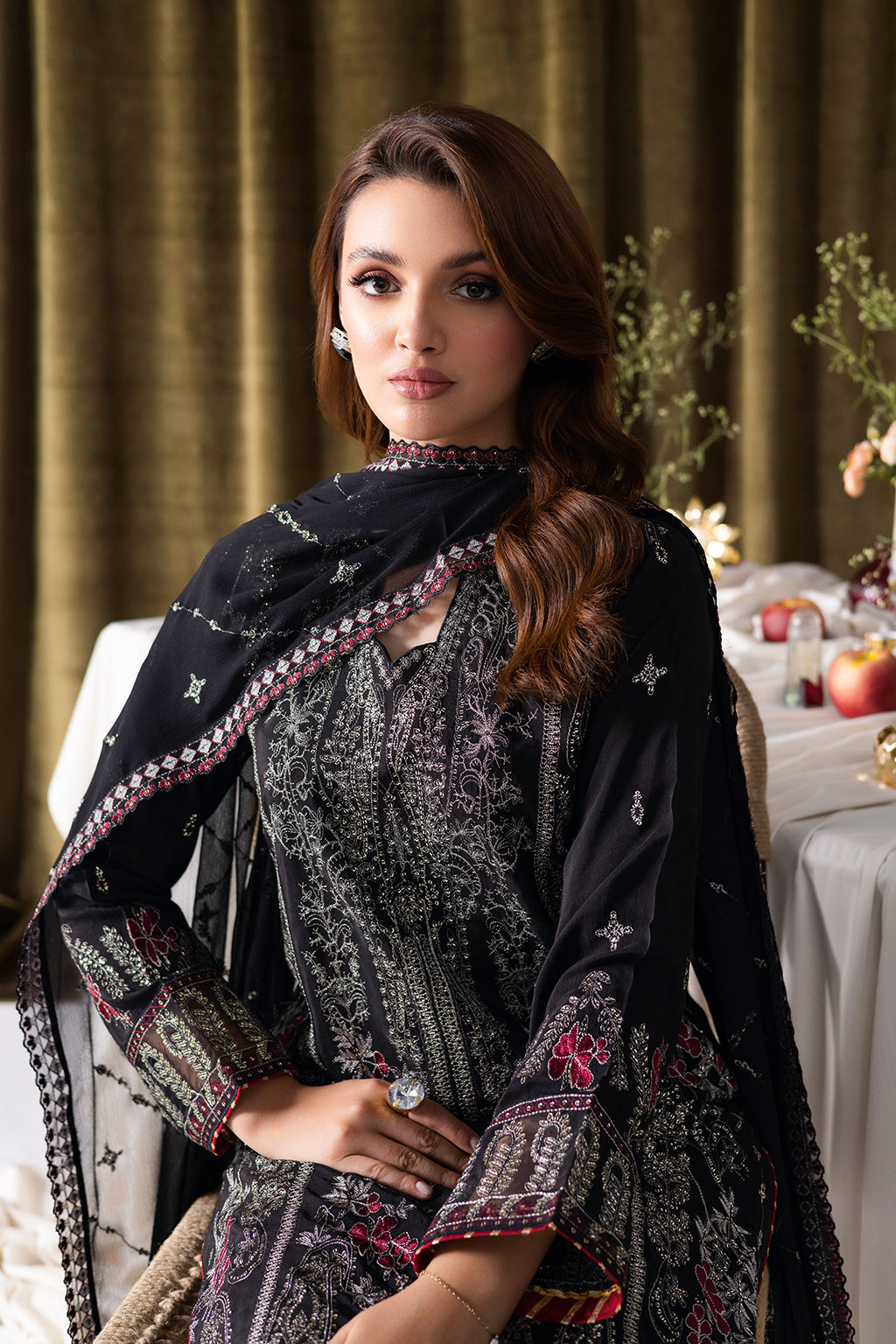 Ramsha | Aangan Luxury Raw silk | AA-105 by Ramsha - Designer Dress - Type : Ladies Clothes - Available at Libayah - 100% Original 