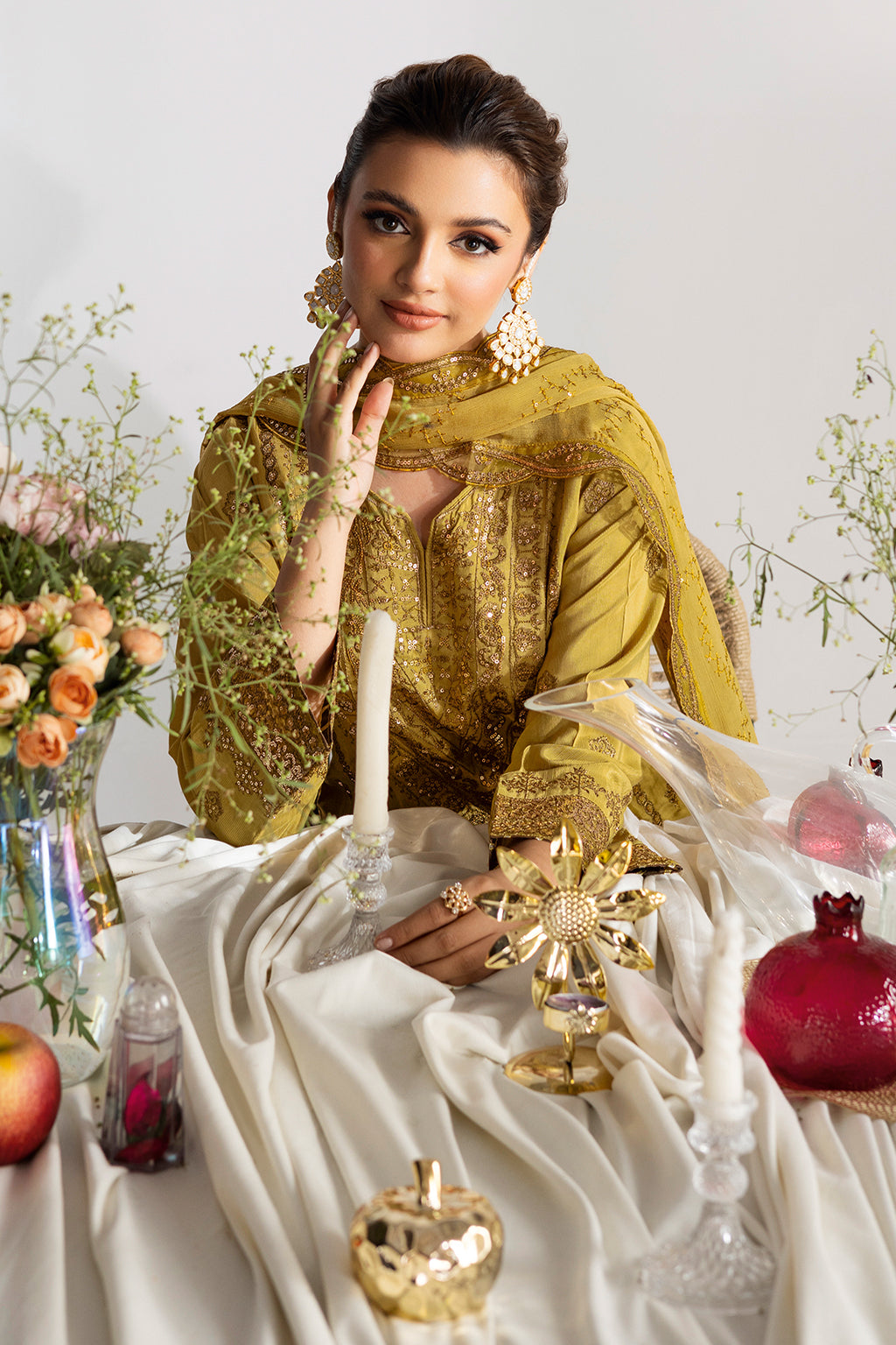 Ramsha | Aangan Luxury Raw silk | AA-102 by Ramsha - Designer Dress - Type : Ladies Clothes - Available at Libayah - 100% Original 