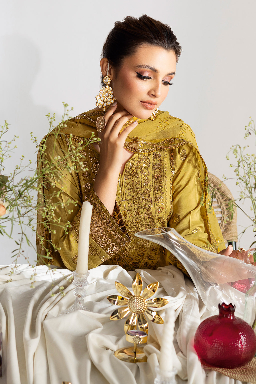 Ramsha | Aangan Luxury Raw silk | AA-102 by Ramsha - Designer Dress - Type : Ladies Clothes - Available at Libayah - 100% Original 