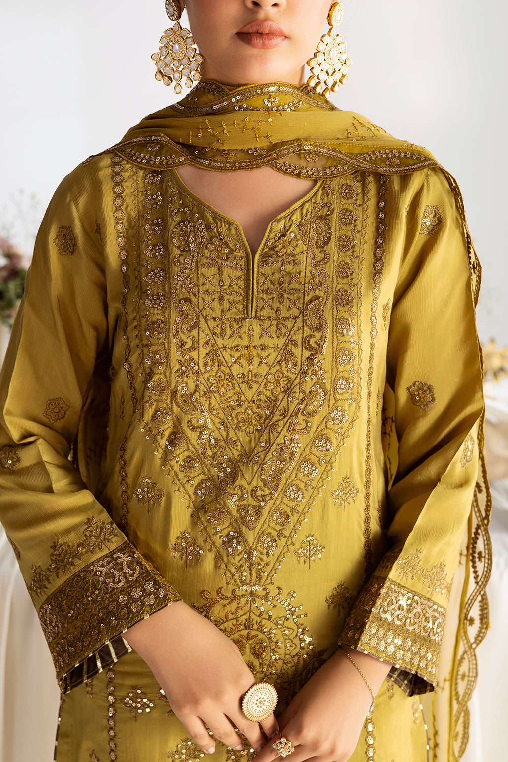 Ramsha | Aangan Luxury Raw silk | AA-102 by Ramsha - Designer Dress - Type : Ladies Clothes - Available at Libayah - 100% Original 
