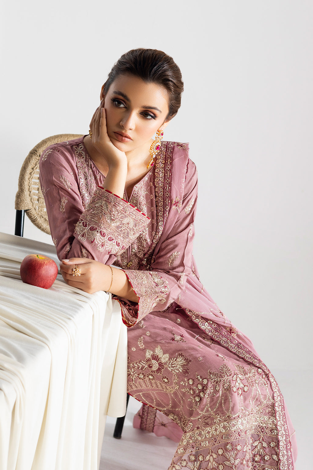 Ramsha | Aangan Luxury Raw silk | AA-104 by Ramsha - Designer Dress - Type : Ladies Clothes - Available at Libayah - 100% Original 
