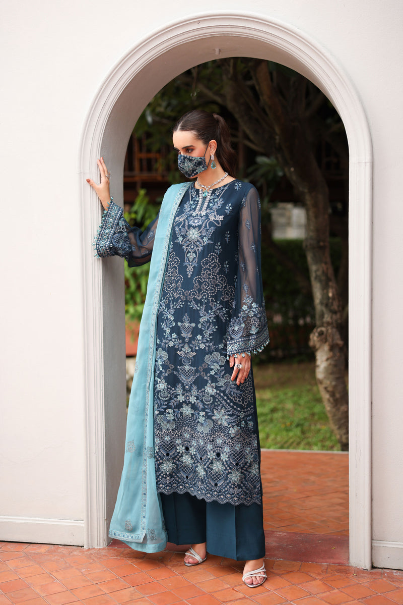 Flossie | Naayab Formals | K-108 by Flossie - Designer Dress  - Type : Ladies Clothes - Available at Libayah - 100% Original 