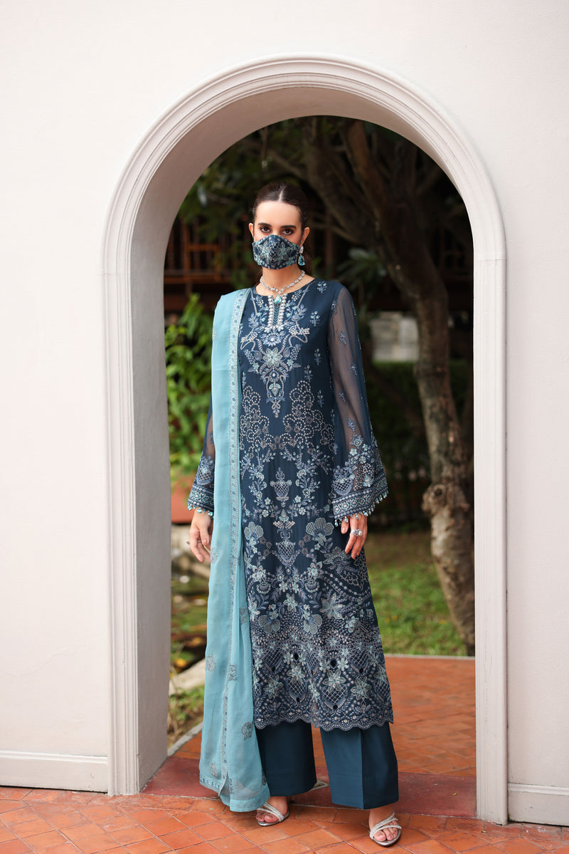 Flossie | Naayab Formals | K-108 by Flossie - Designer Dress  - Type : Ladies Clothes - Available at Libayah - 100% Original 