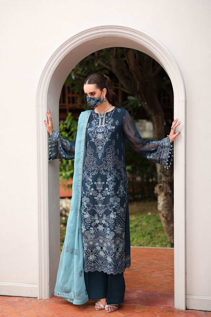 Flossie | Naayab Formals | K-108 by Flossie - Designer Dress  - Type : Ladies Clothes - Available at Libayah - 100% Original 