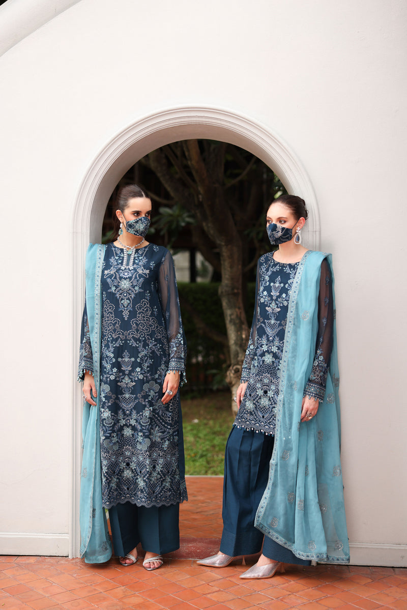 Flossie | Naayab Formals | K-108 by Flossie - Designer Dress  - Type : Ladies Clothes - Available at Libayah - 100% Original 